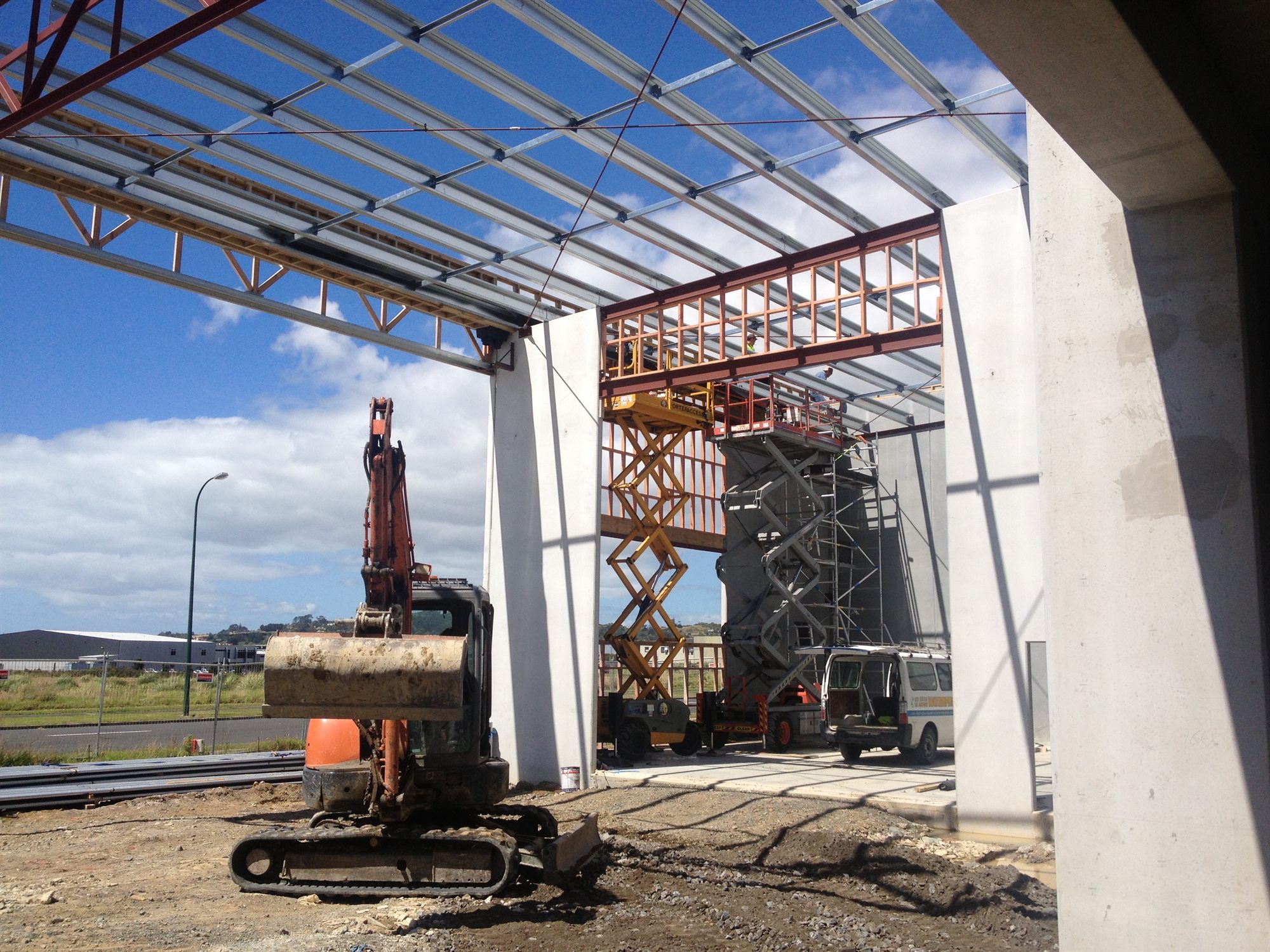 Industrial construction interior